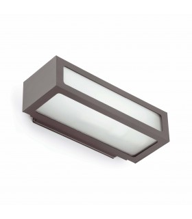 1 Light Outdoor Wall Light Dark Grey IP54, E27 - 1