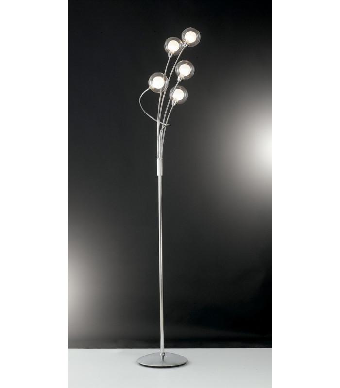BLOG 5 Light Multi Arm Floor Lamp Chrome 36x150cm-2