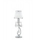 BOEME Table Lamp with Round Tapered Shade Chrome Crystals And 16x44cm-2