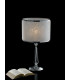 BOEME Table Lamp with Round Shade Chrome Crystals And 35x62cm-2