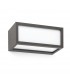 1 Light Outdoor Wall Light Dark Grey IP54, E27 - 1