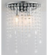 BREEZE Wall Light Chrome K9 Crystals 25x35cm