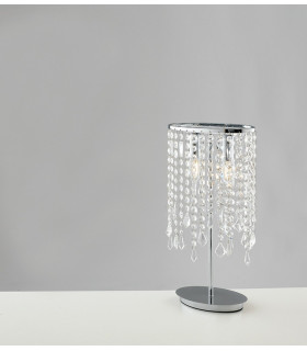 BREEZE Lamp Chrome K9 Crystals 25.5x44.5cm-1