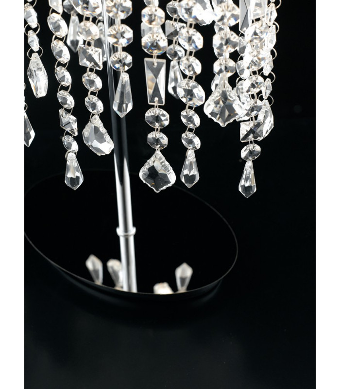 BREEZE Lamp Chrome K9 Crystals 25.5x44.5cm-2