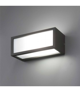 1 Light Outdoor Wall Light Dark Grey IP54, E27 - 2