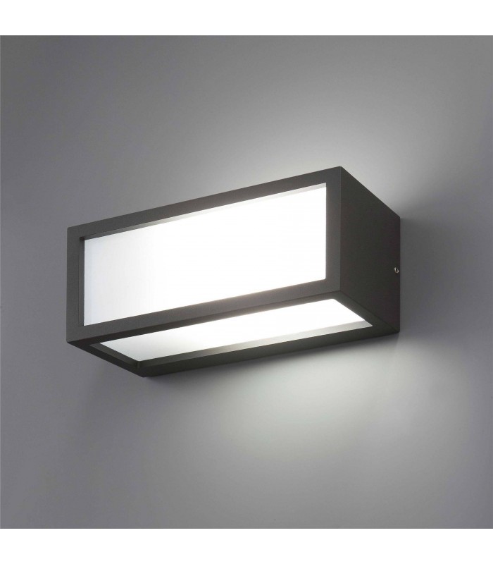 1 Light Outdoor Wall Light Dark Grey IP54, E27 - 2