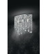 BREEZE Wall Light Chrome K9 Crystals 40x36cm