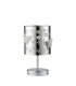 BUTTERFLY Cylindrical Table Lamp Chrome 13x19cm