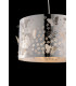 BUTTERFLY Cylindrical Pendant Ceiling Light Chrome 35x22cm-2
