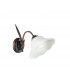 BYRON Wall Lamp with Glass Shades Rust 20x29x29cm