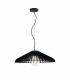 CALDER Wire Frame Pendant Ceiling Light Black 50x13.5cm-1