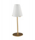 CANTO Table Lamp with Round Tapered Shade Gold 12x35cm-1