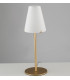 CANTO Table Lamp with Round Tapered Shade Gold 12x35cm-2