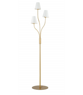 CANTO 3 Light Multi Arm Floor Lamp Gold 38.5x158cm