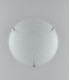CHANTAL LED Patterned Glass Flush Ceiling Light White 1100lm 4000K 30cm-2