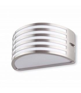 1 Light Outdoor Wall Light Matt Nickel IP54, E27 - 1