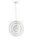 CLUB Spherical Pendant Ceiling Light White 50cm