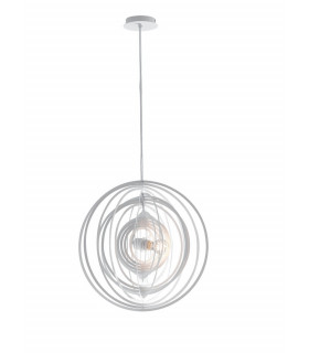 CLUB Spherical Pendant Ceiling Light White 50cm