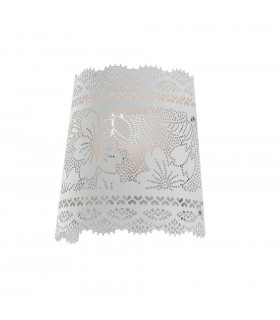CLUNY Flush Wall Light White 20x20x10cm
