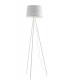 CLUNY 3 Light Tripod Floor Lamp White 40x168cm