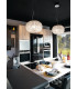 CONCERT 5 Light Pendant Ceiling Light Chrome K9 Crystals 45x28cm-2