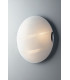 2 Light Flush Ceiling Light Glass White 30cm-2