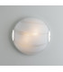 2 Light Flush Ceiling Light Glass White 30cm-3