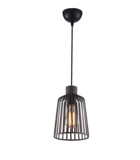 DAYTON Wire Frame Pendant Ceiling Light Bronze 16x24.7cm-1