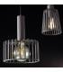 DAYTON Wire Frame Pendant Ceiling Light Bronze 16x24.7cm-2