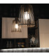 DAYTON Wire Frame Pendant Ceiling Light Bronze 16x24.7cm-3
