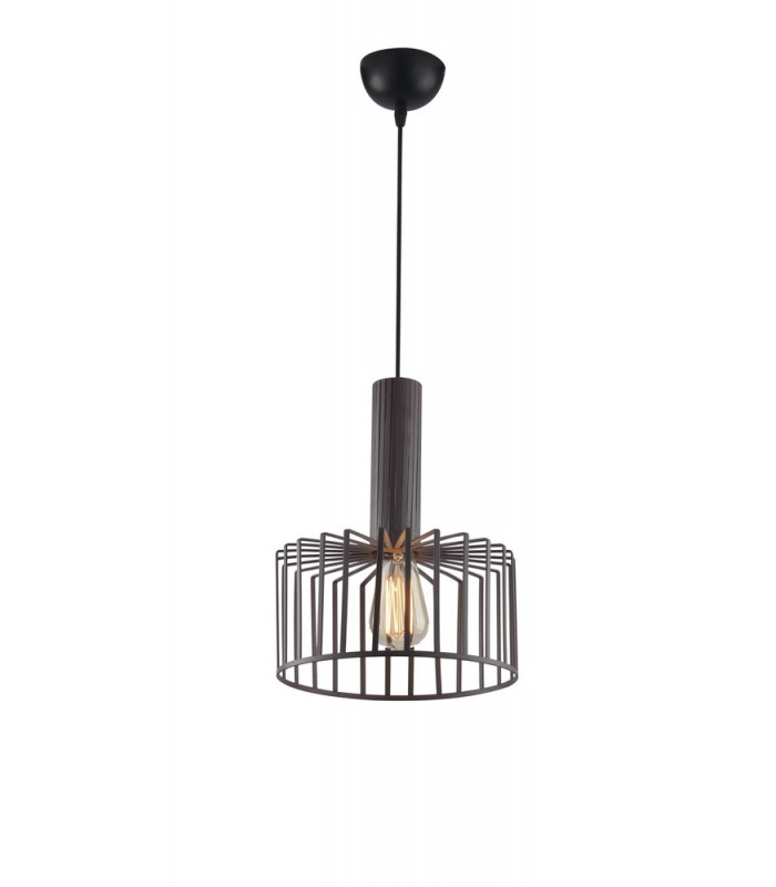 DAYTON Wire Frame Pendant Ceiling Light Bronze 25x26.8cm-1