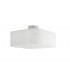 DEA Cylindrical Semi Flush Ceiling Light White 42x42x25cm