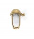 1 Light Outdoor Wall Lantern Brass IP44, E27 - 1