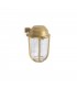 1 Light Outdoor Wall Lantern Brass IP44, E27 - 2