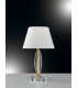 EPOQUE Table Lamp with Round Tapered Shade Gold Crystal 20x43cm