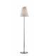 ERMES Floor Lamp with Tapered Shade White black 31x165cm-1