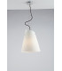 ERMES 3 Light Dome Pendant Ceiling Light White black 35x40cm-2