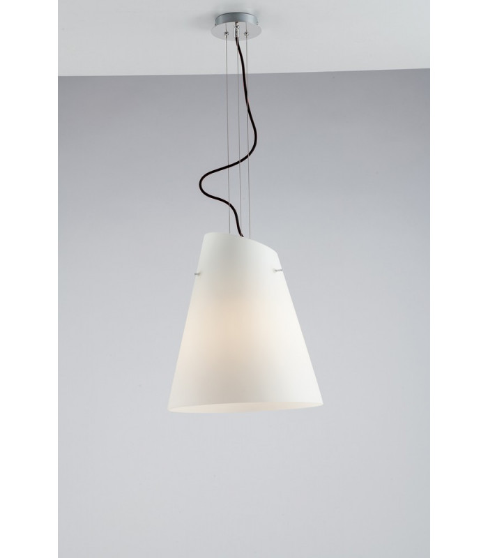 ERMES 3 Light Dome Pendant Ceiling Light White black 35x40cm-2