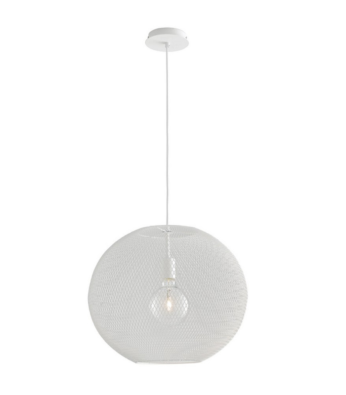 ESEDRA Dome Pendant Ceiling Light White 50x39cm-1