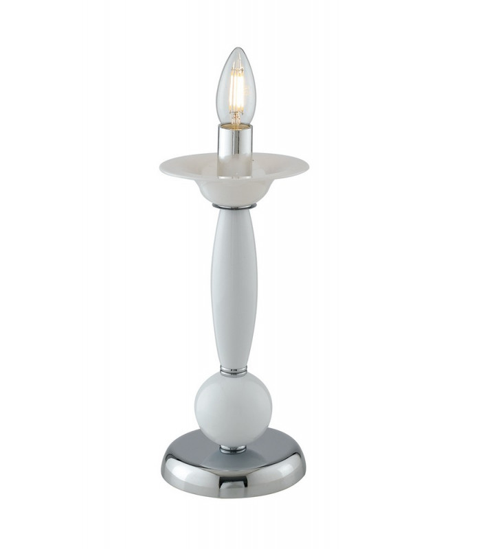 ESTEFAN Table Lamp White 13x31.5cm