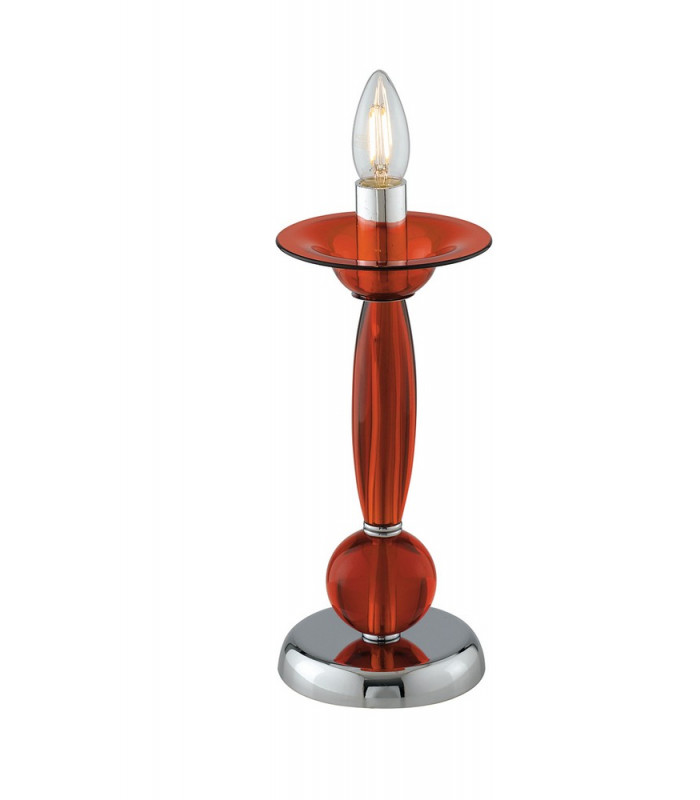 ESTEFAN Table Lamp Red 13x31.5cm