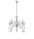 ESTEFAN 5 Light Chandeliers Transparent 53x45.5cm