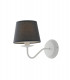 FAVOLA Wall Lamp with Shade White Fabric 28x21cm-1