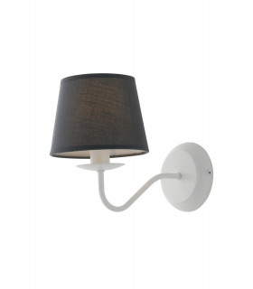 FAVOLA Wall Lamp with Shade White Fabric 28x21cm-1