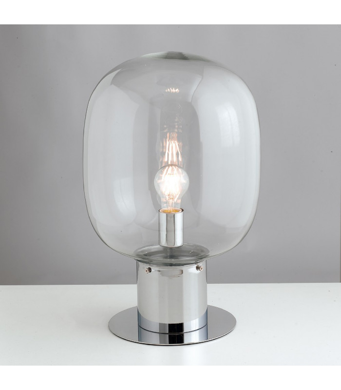 FELLINL Globe Table Lamp Chrome 18x30cm-2