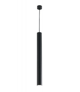 FLUKE Slim Pendant Ceiling Light Black 5.5x60cm