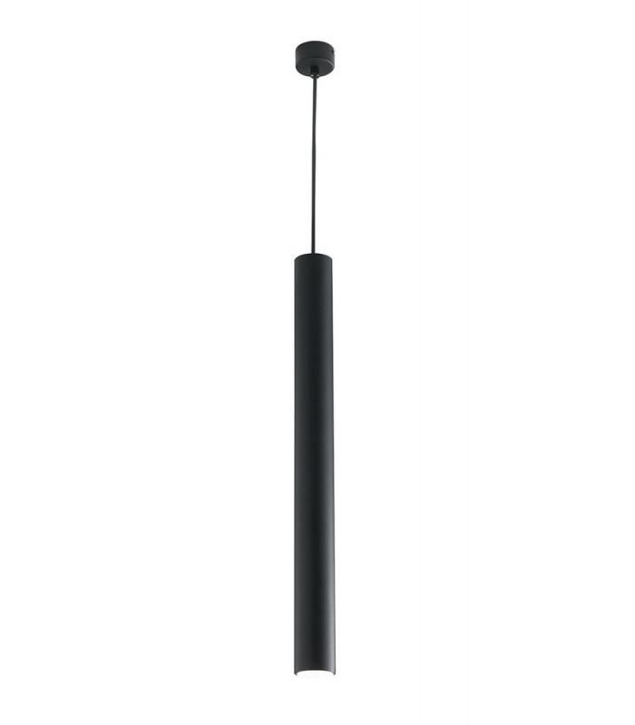 FLUKE Slim Pendant Ceiling Light Black 5.5x60cm