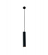 FLUKE Slim Pendant Ceiling Light Black 5.5x30cm