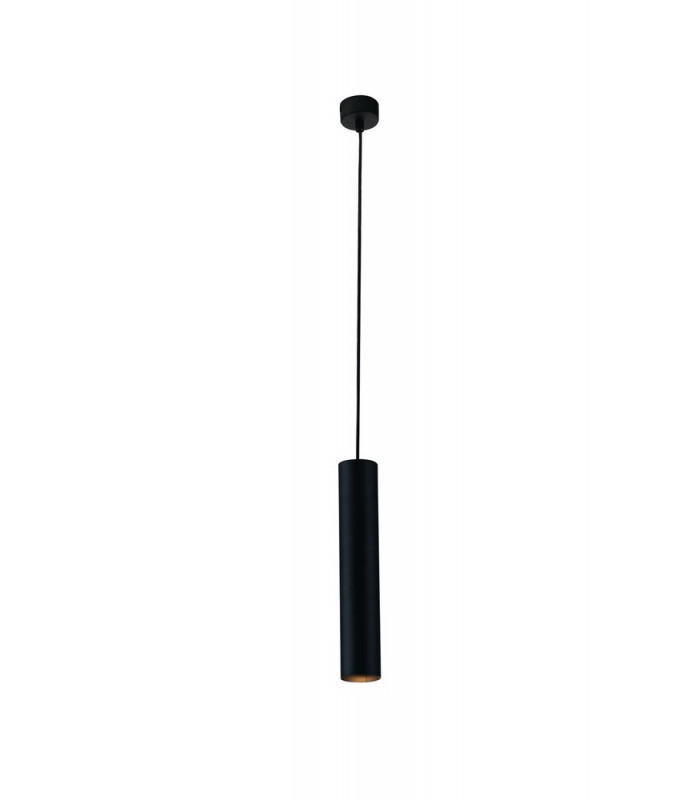 FLUKE Slim Pendant Ceiling Light Black 5.5x30cm