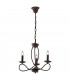 GINEVRA 3 Light Chandeliers Corten 48x43cm